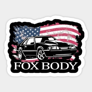 Mustang Foxbody American Fox body stang Muscle classic Car 5.0L Sticker